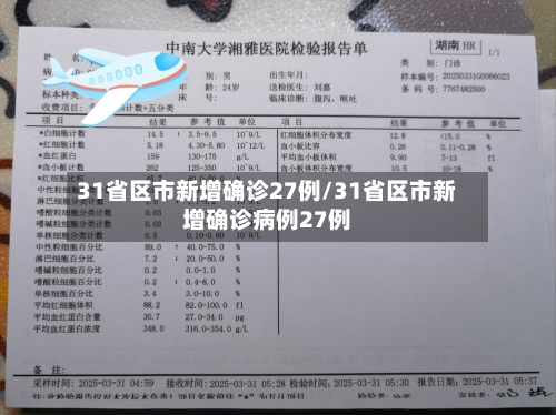 31省区市新增确诊27例/31省区市新增确诊病例27例-第3张图片