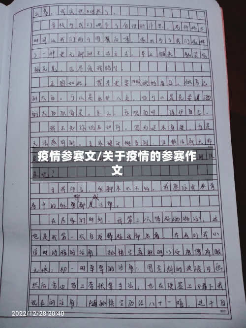 疫情参赛文/关于疫情的参赛作文-第2张图片