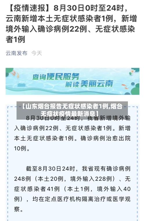 【山东烟台报告无症状感染者1例,烟台无症状疫情最新消息】-第1张图片