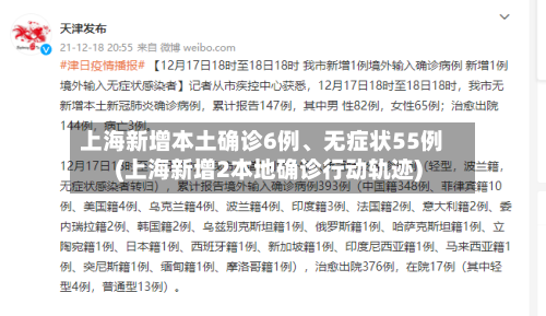 上海新增本土确诊6例、无症状55例(上海新增2本地确诊行动轨迹)-第2张图片