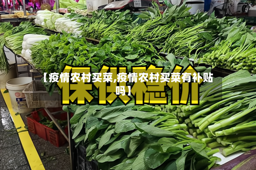 【疫情农村买菜,疫情农村买菜有补贴吗】-第2张图片