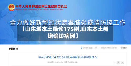 【山东增本土确诊175例,山东本土新增确诊病例】-第1张图片
